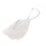 Sea Striker Bucktail Bean Jig 1 oz, 6/0 Hook, White Head/White Tail, 2/Pack, T1W