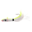 Sea Striker Bucktail Big Game Jig with Rattle and Grub Keeper, Chartreuse/White, 9/0 Hook, 4oz, SSBTGJR4-CW