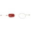 Sea Striker Carolina Live Bait King Rig Coated Wire, 2/0 Nose Hook, 2-4X #4 Trebles Red Duster, DLBR-RED