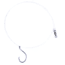 Sea Striker Circle Hook Leader 30# Mono Black Hook, Size 2/0, 3 per Pack, CHL20