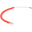 Sea Striker Cuda Tube, 12" Single 2/0 Treble Hook, 60 Lb Sealon Wire, Fluorescent Red, CT12R