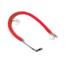 Sea Striker Deluxe Cuda Tube 14", Two 2/0 Treble Hooks, 60 Lb Sealon Wire, Fluorescent Red, CT14R