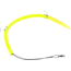 Sea Striker Deluxe Cuda Tube 14", Two 2/0 Treble Hooks, 60 Lb Sealon Wire, Fluorescent Yellow, CT14Y