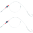 Sea Striker Egg Lead Ready Rig 1/4oz 1/0 Hook 2pk, RRH14-2