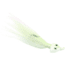 Sea Striker Flats Jig, Dual Mono Weed Guard, White, 1/4oz, SSFJ14-1