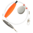 Sea Striker Flounder Flounder Rig w/red blade #4 hook, SSF2540125Z-4