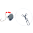 Sea Striker Fluke Rig 2/0 Gold Wide Gap Hook w/Beads Spinner, 3-Way &amp; Snap, N8555-20G