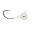 Sea Striker Got-Cha Round head flat back Live Eye jig 1/4oz White, 5 pack, FBLE14-1