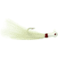 Sea Striker Popeye Bucktail Jig, 1/4 oz, 7/0 Hook, White Head/White Tail, 6/Pack, PE14W6