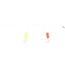 Sea Striker Pro Series Spot/Kingfish/Pompano Rig, #2 Circle Hooks, Red/Yel Floats w/Fluorocarbon, FC-SSSKF