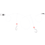 Sea Striker Pro Series Whiting/Sand Perch Rig, 2Drop #2 Circle Hooks w/Fluorocarbon, FC-WSP-6