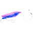 Sea Striker Rigged Ballyhoo Lure, 3/8 oz Head, 1/2 oz Egg Lead, Blue/Pink, SB38R-BPK