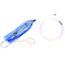 Sea Striker Rigged Ballyhoo Lure, 3/8 oz Head, 1/2 oz Egg Lead, Blue/White, SB38R-BW