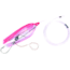Sea Striker Rigged Ballyhoo Lure, 3/8 oz Head, 1/2 oz Egg Lead, Pink/White, SB38R-PKW