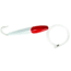 Sea Striker Rigged Cedar Plug 6", 10/0 Hook, 8 Ft 150 Lb Mono Leader, Red/White, 891