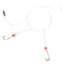 Sea Striker Sea Bass Hi-Lo Rig, 2 - # 2/0 Gold Bait Holder Hooks, w/Red Bead, N8465-20G