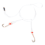 Sea Striker Sea Bass Hi-Lo Rig, 2 - # 3/0 Gold Bait Holder Hooks, w/Red Bead, N8465-30G