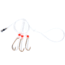 Sea Striker Sea Bass Hi-Lo Rig, 3 - 3/0 Gold Bait Holder Hooks, w/Red Bead, N8466-30G