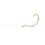 Sea Striker Snelled Hooks Wide Gap, 36in Leader, Gold, Size 1/0, 6 per Pack, S409-36-1/0