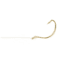 Sea Striker Snelled Hooks Wide Gap, 36in Leader, Gold, Size 1, 6 per Pack, S409-36-1