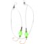Sea Striker Spot/Kingfish/Mullet Rig, #6 Gold Wide Gap Hooks, 1/2" Round Green Floats, SSSKF-2G