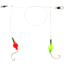 Sea Striker Spot/Kingfish/Mullet Rig, #6 Gold Wide Gap Hooks, 1/2" Round Red &amp; Yellow Floats, SSSKF-2