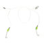 Sea Striker Spot/Whiting/Pompano Rig, #6 Pacific Bass Hooks, 2 Tone Green/Yellow Floats, SSSKF-3GY