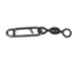 Sea Striker Stainless Fast Snap with KROK Swivel, Black, Large Sz5 70# 5Pk, FSSL-5PK