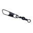Sea Striker Twisted Barrel Swivel Size 7 w/Safety Snap Black 7 pack, SSTBSSBK-7