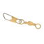 Sea Striker Twisted Barrel Swivel Size 14 w/Safety Snap Brass 8 pack, SSTBSSBR-14
