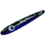 Sea Striker Unrigged Cedar Plug, 6", Black/Purple, 6531
