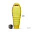 Sea to Summit Alpine Down -20F/-29C Sleeping Bag, Blazing Yellow, Long, S2043