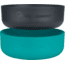 Sea to Summit DeltaLight Bowl Set - 2-Pack, Charcoal/Pacific, Small, A1300