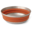 Sea to Summit Detour Stainless Steel Collapsible Bowl, Bombay Brown, Medium, A1322-72