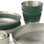 Sea to Summit Detour Stainless Steel Collapsible Dinnerware Set Multi, 2P, 6-Piece, A1325
