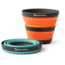 Sea to Summit Frontier UL Collapsible Cup, PuffinsBill Orange, A1336-22