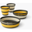 Sea to Summit Frontier UL Collapsible Dinnerware Set - 6 Piece/2 Person, Multi, A1341