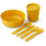 Sea to Summit Passage Dinnerware Set, 1P, 6 Piece, Arrowwood Yellow, A1350-50