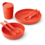 Sea to Summit Passage Dinnerware Set, 1P, 7 Piece, Spicy Orange, A1351-22