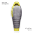 Sea to Summit Spark Down 45F/7C Sleeping Bag - Womens, Regular, Pewter Grey, Regular, S3213