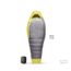 Sea to Summit Spark Down 30F/-1C Sleeping Bag - Womens, Regular, Pewter Grey, Regular, S3223