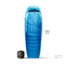 Sea to Summit Trek Down 15F/ -9C Sleeping Bag, Regular, Snorkel Blue, Regular, S1024