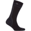 Sealskinz Hydrostop Mid Weight Mid Length Sock - Men's-Black-Medium