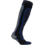Mid Weight Knee Length Sock - Mens-Grey/Black-X-Large
