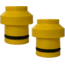SeaSucker HUSKE Thru-Axle Plugs, Boost, Yellow, 15 x 100mm, 810046210062