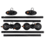 SeaSucker Monkey Bars, Black, 60in, Black, SX6156