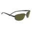 Serengeti Trapani Sunglasses - Satin Black/Gray Stripe Frame, 555nm Polarized Lenses 7597