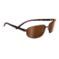 Serengeti Trapani Sunglasses - Satin Dark Brown Tortoise Frame, Drivers Gold Polarized Lenses 7600
