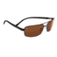 Serengeti San Remo Sunglasses - Satin Black/Gray Stripe Frame, Drivers Polarized Lenses 7605