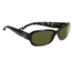 Serengeti Chloe Sunglasses - Shiny Black Zebra Frame, 555nm Polarized Lenses 7622